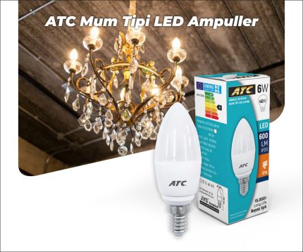 5 W LED Mum Tipi Ampul  E14 Duy